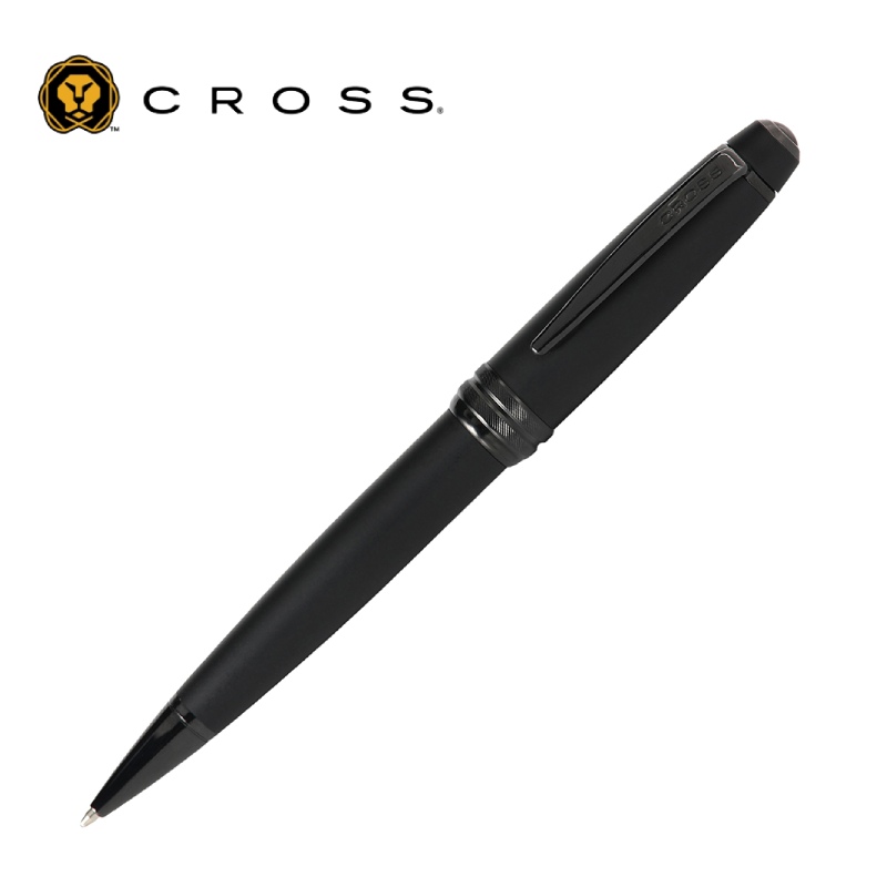 【免費刻字】CROSS 貝禮系列 PVD啞光黑原子筆 CAT0452-19✿50B003